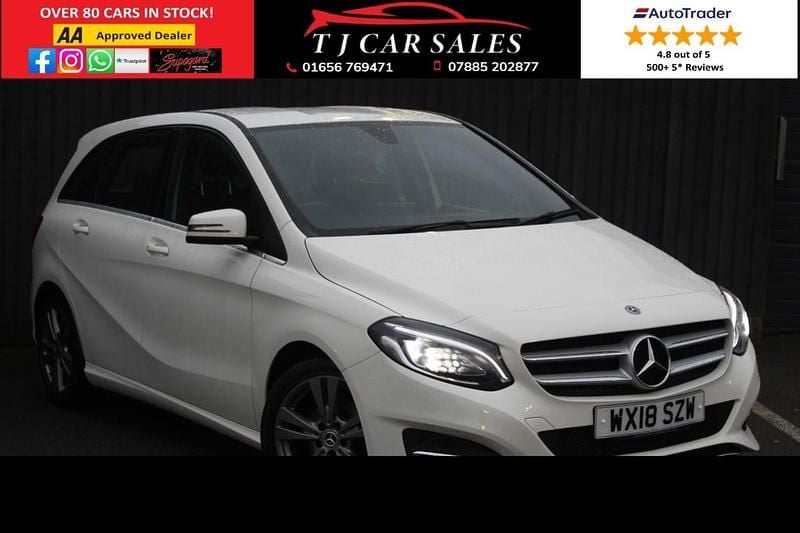 Used Mercedes B200 Exclusive 2018 White MPV