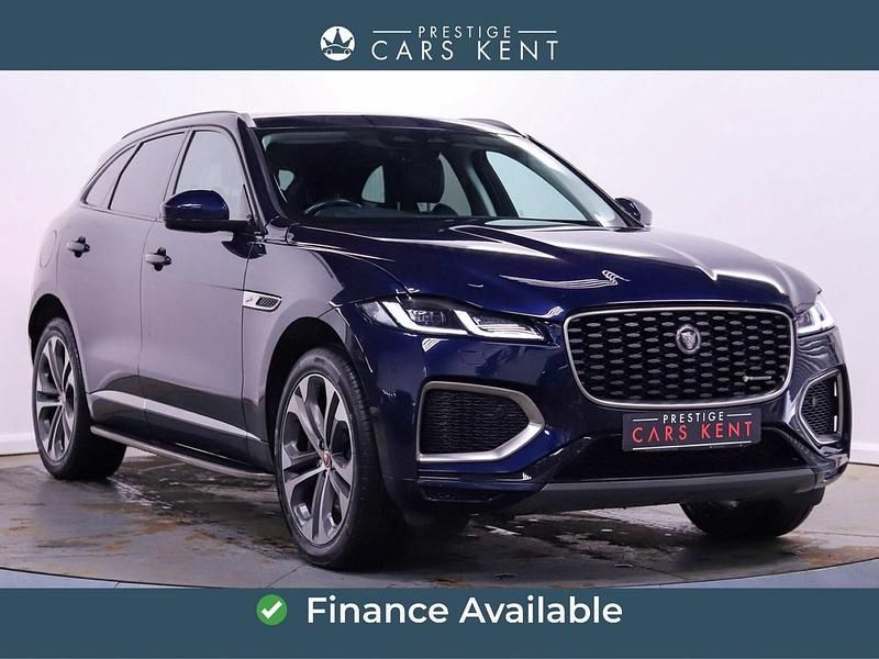 Used Jaguar F-Pace R-Dynamic 300 HP (220 kW) 2022 Blue SUV
