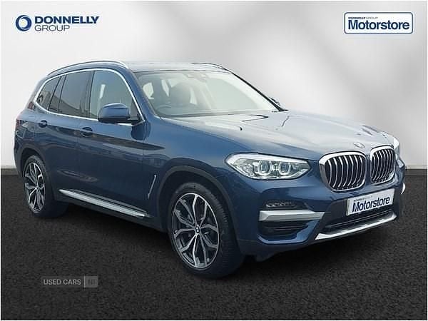 Blue Used 2021 BMW X3 xLine SUV | £27,995 (Good price) - Image 1/4