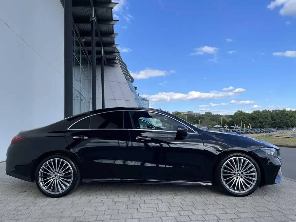 Used Mercedes CLA180 AMG Line Premium 136 HP (100 kW) 2025 Black Coupe
