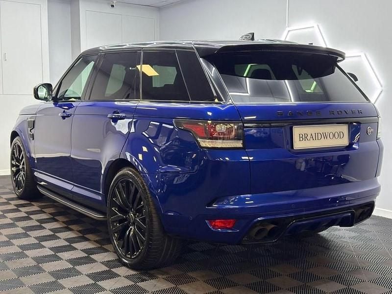 Used Land Rover Range Rover Sport SVR 550 HP (404 kW) 2017 Blue SUV