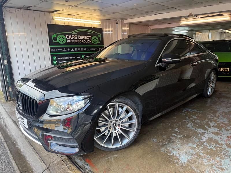 Used Mercedes E350 AMG Line Premium Plus 258 HP (189 kW) 2018 Black Coupe