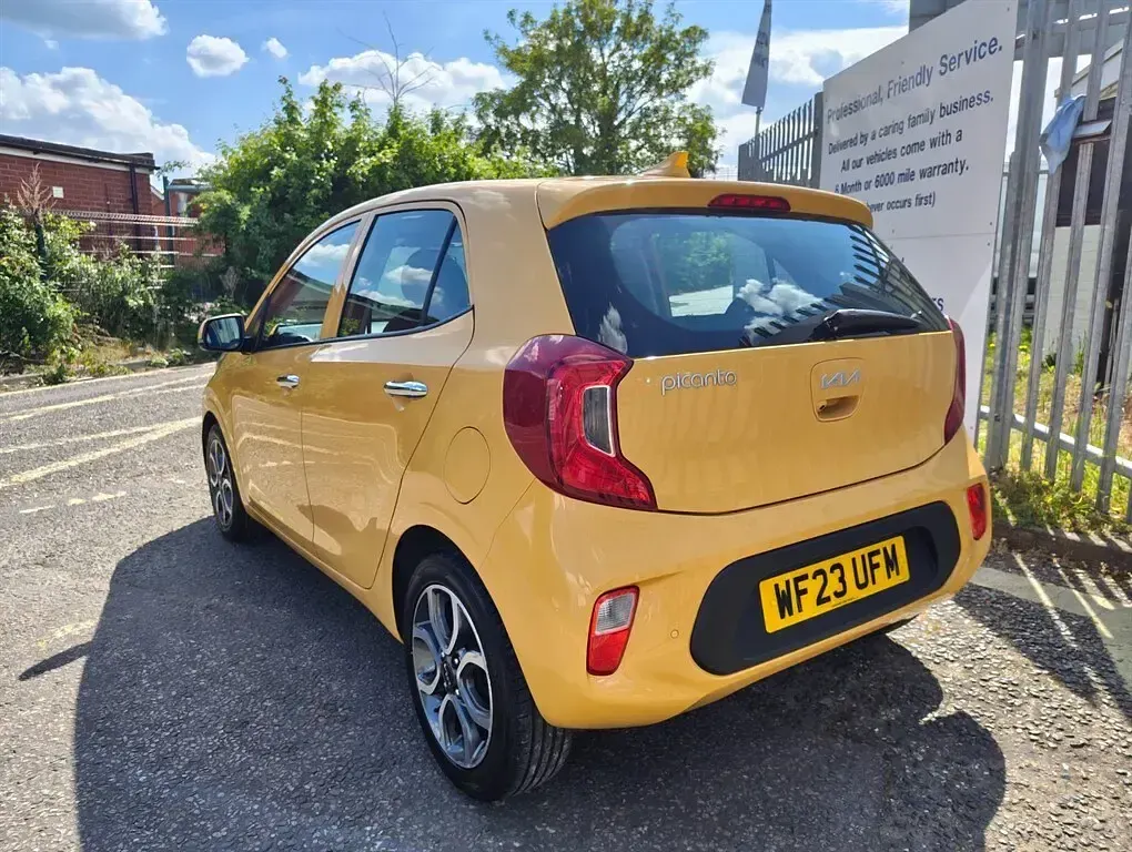 Used Kia Picanto 2023 Yellow Hatchback