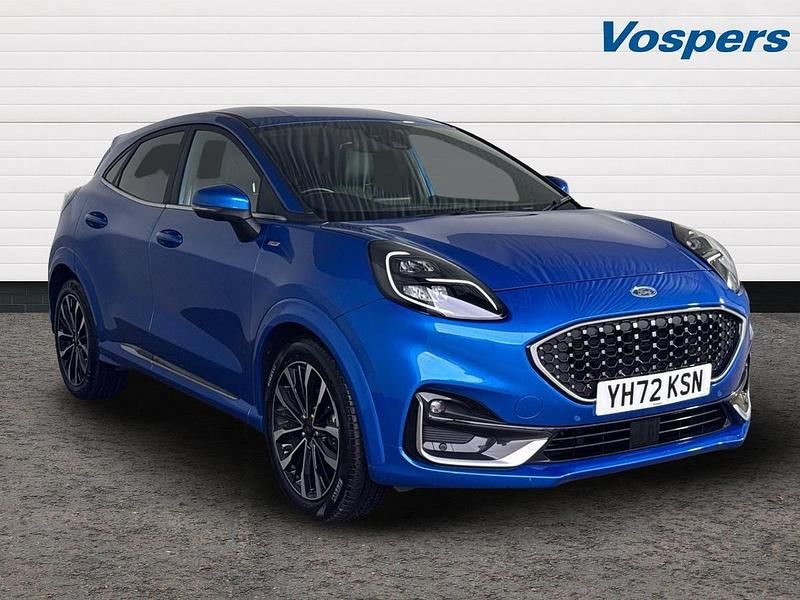 Blue Used 2022 Ford Puma ST-Line SUV | £16,495 (Fair price) - Image 1/3