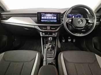 Used Skoda Scala SE L 110 HP (80 kW) 2022 Blue Hatchback