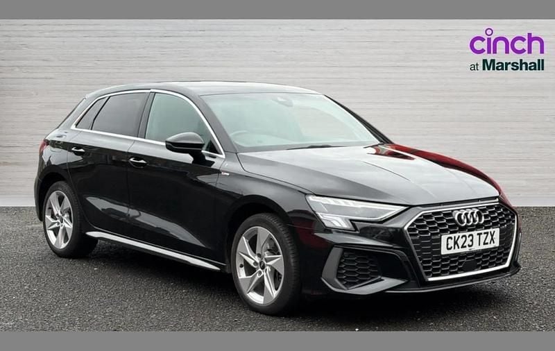 Used Audi A3 e-tron S-Line 200 HP (147 kW) 2023 Black Hatchback