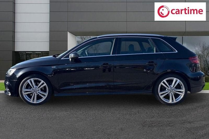 Used Audi A3 Sportback S-Line 150 HP (110 kW) 2018 Black Hatchback
