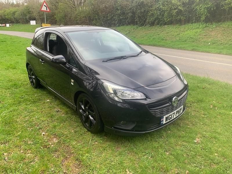 Used Vauxhall Corsa Edition 75 HP (55 kW) 2017 Black Hatchback