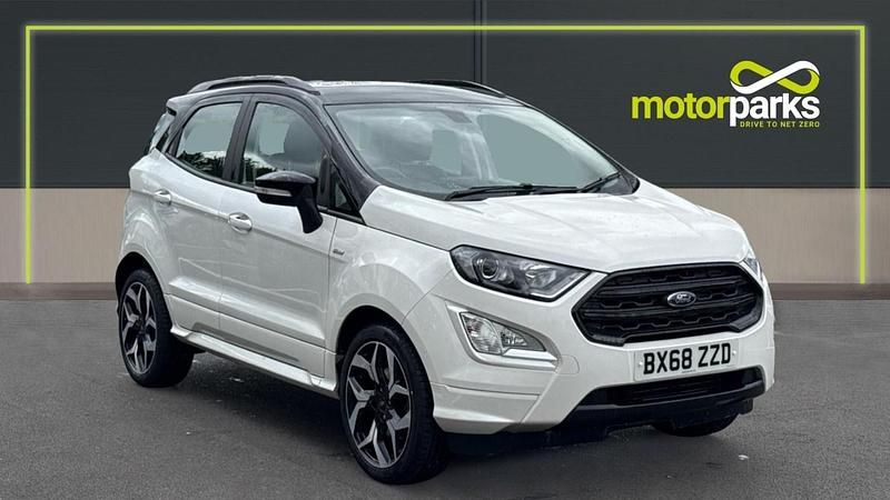 White platinum Used 2018 Ford Ecosport ST-Line SUV | £12,500 (Fair price) - Image 1/4