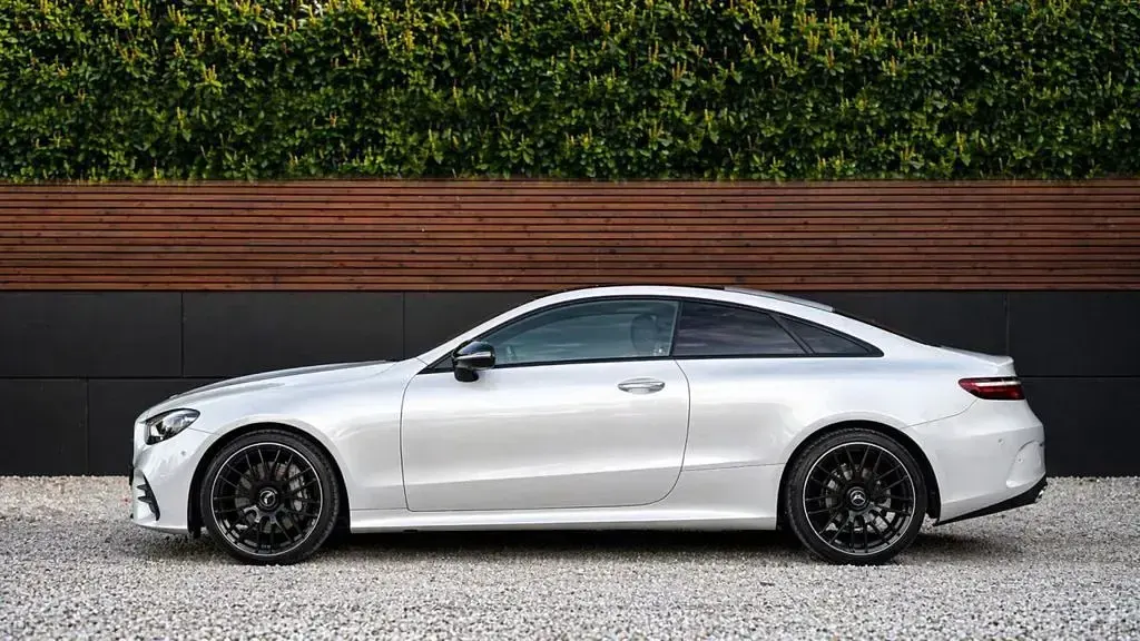 Used Mercedes E300 AMG line 2021 White Coupe