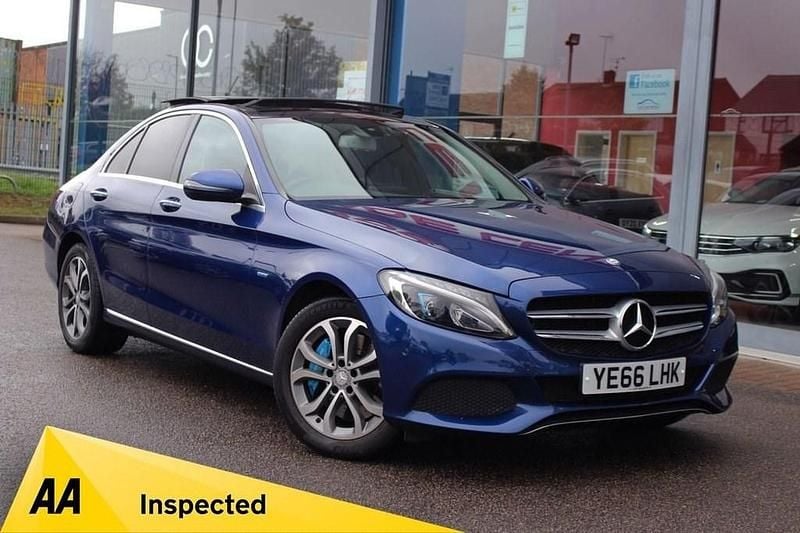Blue Used 2016 Mercedes C350e Premium Sedan | £10,995 (Fair price) - Image 1/4