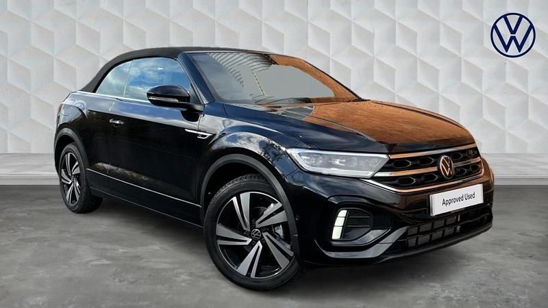 Used VW T-Roc Cabriolet R-line 147 HP (108 kW) 2025 Black Cabriolet