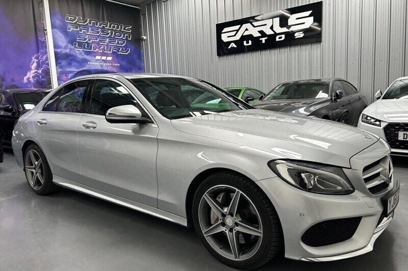 Silver Used 2016 Mercedes C250 AMG line Sedan | £13,500 (Fair price) - Image 1/1
