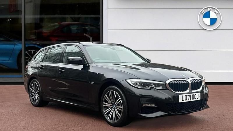 Used BMW 330e M Sport 288 HP (211 kW) 2021 Black Estate
