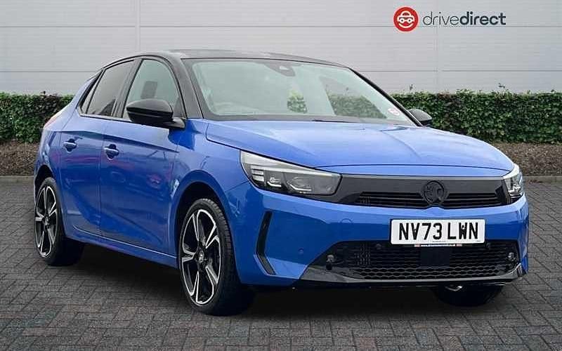 Used Vauxhall Corsa Ultimate 131 HP (96 kW) 2023 Blue Hatchback