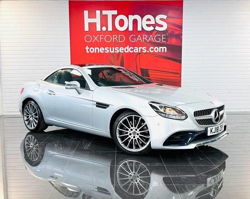 Used Mercedes SLC300 AMG line 245 HP (180 kW) 2018 Silver Cabriolet