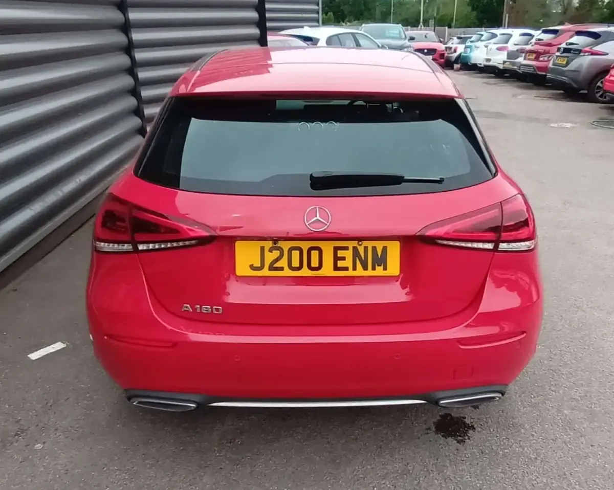 Used Mercedes A180 Executive 136 HP (100 kW) 2019 Red Hatchback