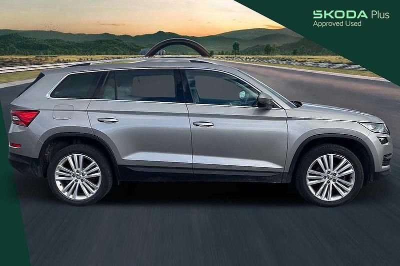 Used Skoda Kodiaq 148 HP (108 kW) 2018 Cappuccino beige metallic SUV