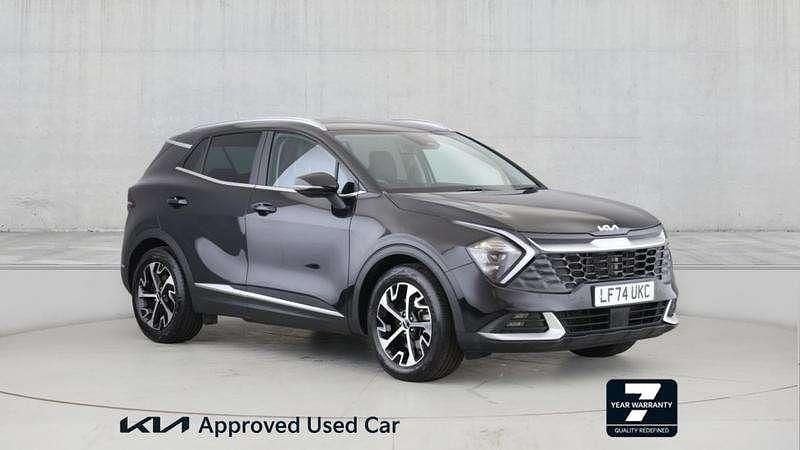 Black Used 2024 Kia Sportage 3 SUV | £25,495 (Fair price) - Image 1/4