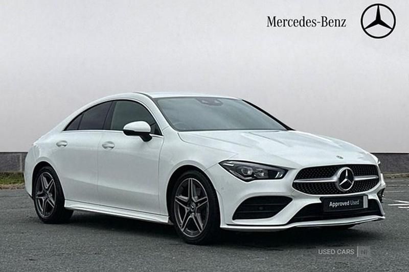 White Used 2021 Mercedes CLA220 AMG Line Premium Sedan | £22,995 (Fair price) - Image 1/1