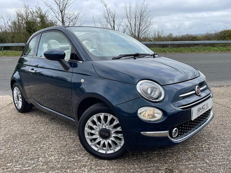 Used Fiat 500C Lounge 2016 Blu cosmico Cabriolet