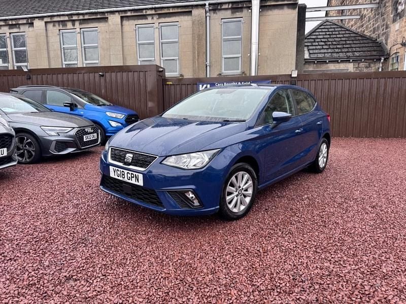 Used Seat Ibiza SE Technology 75 HP (55 kW) 2018 Blue Hatchback