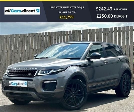 Grey Used 2016 Land Rover Range Rover evoque SE | £11,799 (Fair price) - Image 1/1