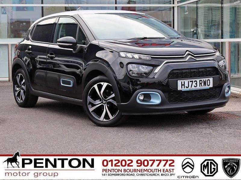 Used Citroën C3 PureTech 110 HP (80 kW) 2023 Black Hatchback