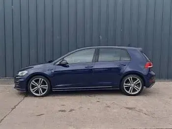 Used VW Golf VII R-line 150 HP (110 kW) 2019 Blue Hatchback