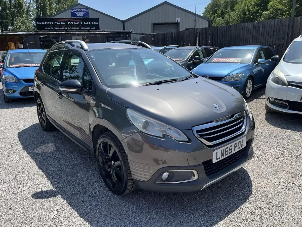 Used Peugeot 2008 100 HP (73 kW) 2015 Grey SUV