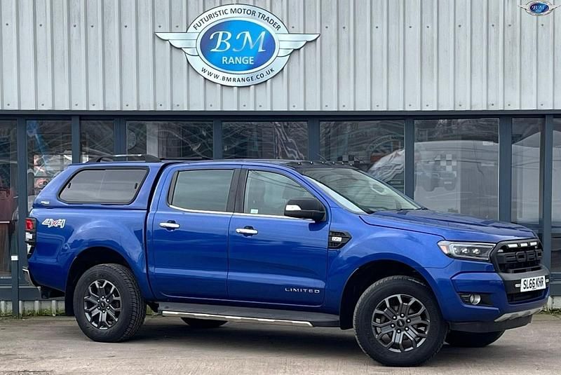 Used Ford Ranger Limited 2016 Blue Pickup