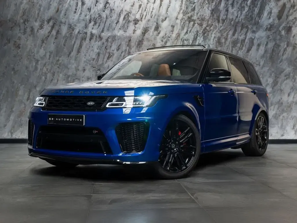 Used Land Rover Range Rover Sport SVR 575 HP (422 kW) 2018 Blue SUV