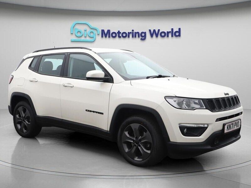 White Used 2021 Jeep Compass Night Eagle SUV | £14,400 (Fair price) - Image 1/4
