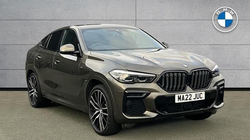 Green Used 2022 BMW X6 M Sport SUV | £42,490 (Fair price) - Image 1/4