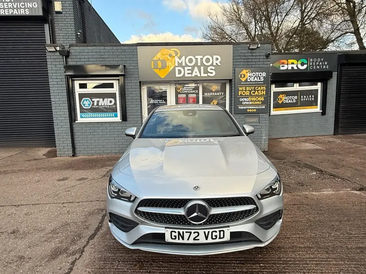 Used Mercedes CLA180 AMG Line Premium 136 HP (100 kW) 2022 Silver Sedan