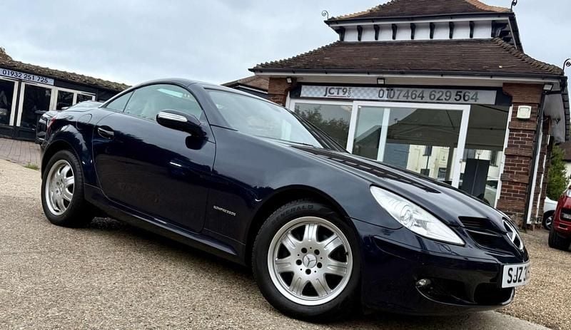 Used Mercedes SLK200 2005 Blue Cabriolet