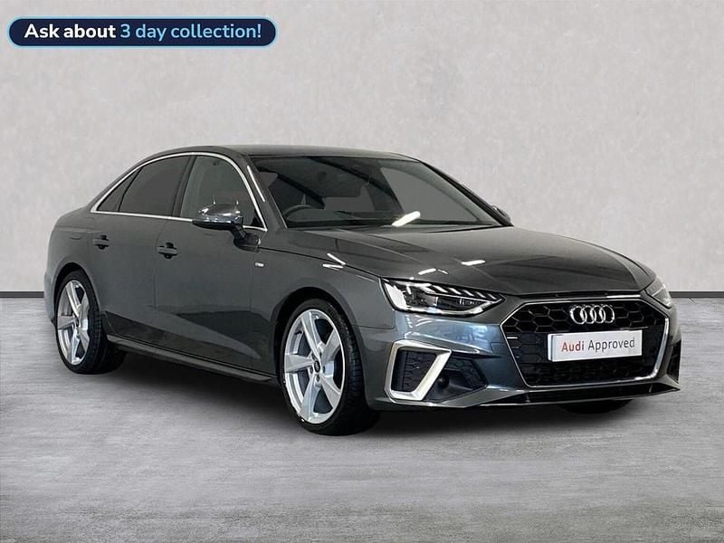 Grey Used 2023 Audi A4 S-Line Sedan | £23,960 (Fair price) - Image 1/4
