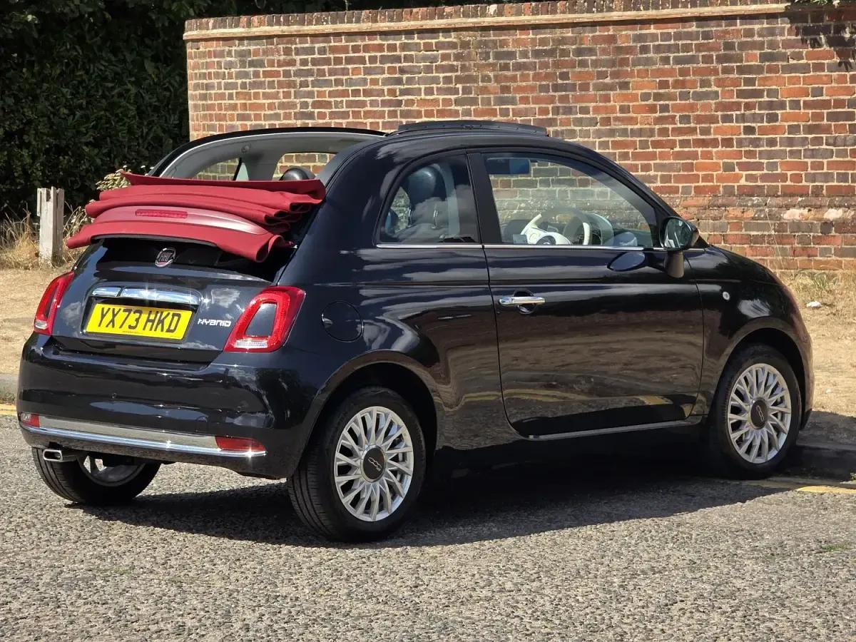 Used Fiat 500 2023 Black Cabriolet