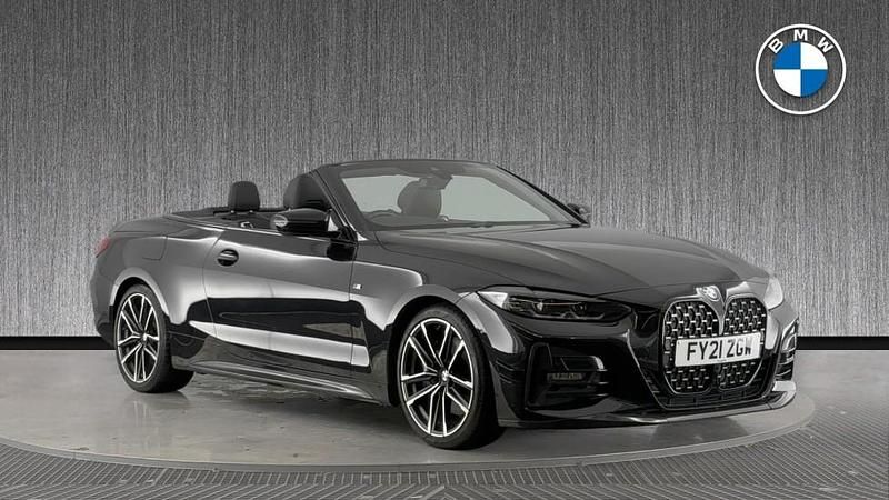 Black Used 2021 BMW 430 M Sport Coupe | £28,499 (Good price) - Image 1/4