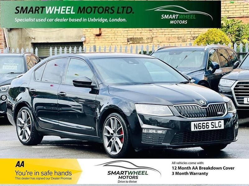 Black Used 2016 Skoda Octavia vRS Hatchback | £10,840 (Fair price) - Image 1/4