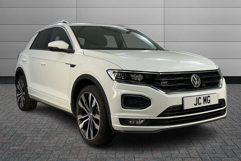 White Used 2020 VW T-Roc R-line SUV | £17,250 (Good price) - Image 1/4