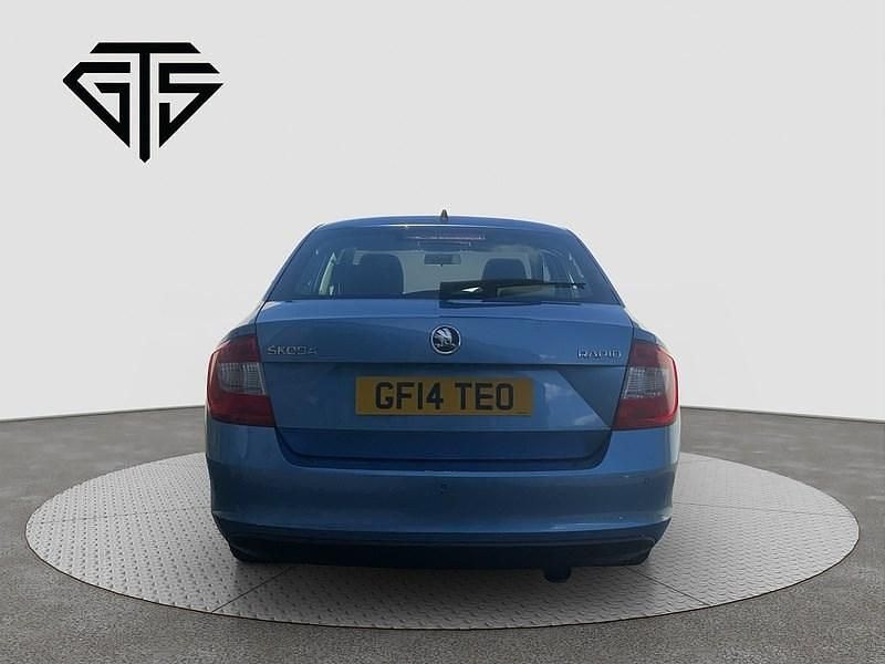 Used Skoda Rapid SE 2014 Blue Hatchback