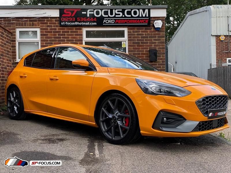 Used Ford Focus ST 2019 Orange Hatchback