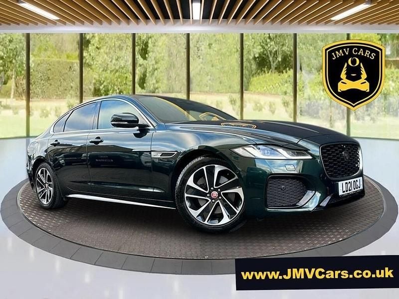 Green Used 2021 Jaguar XF R-Dynamic Sedan | £17,975 - Image 1/3