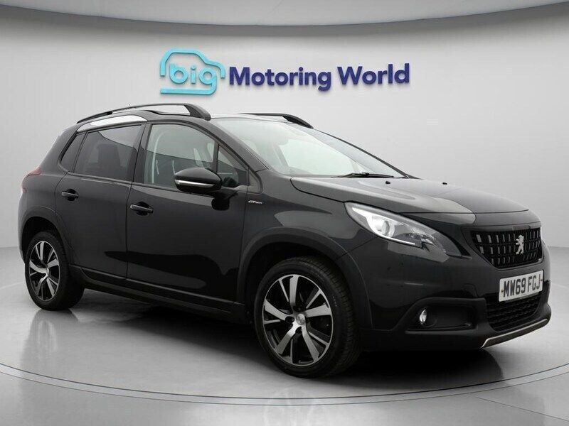 Black Used 2019 Peugeot 2008 GT-line SUV | £11,800 (Good price) - Image 1/4