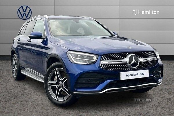 Blue Used 2020 Mercedes GLC220 AMG line Estate | £26,450 (Fair price) - Image 1/4