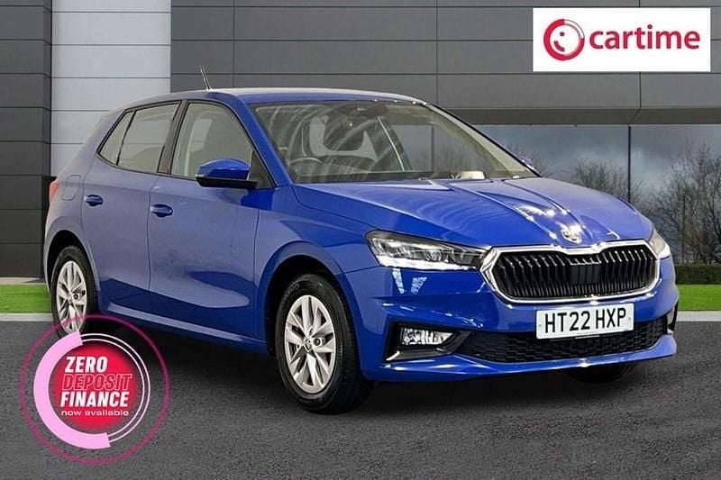 Blue Used 2022 Skoda Fabia Comfort Hatchback | £11,990 (Good price) - Image 1/4