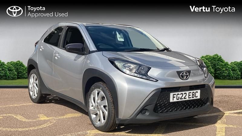 Silver Used 2022 Toyota Aygo PURE Hatchback | £11,122 (Good price) - Image 1/3