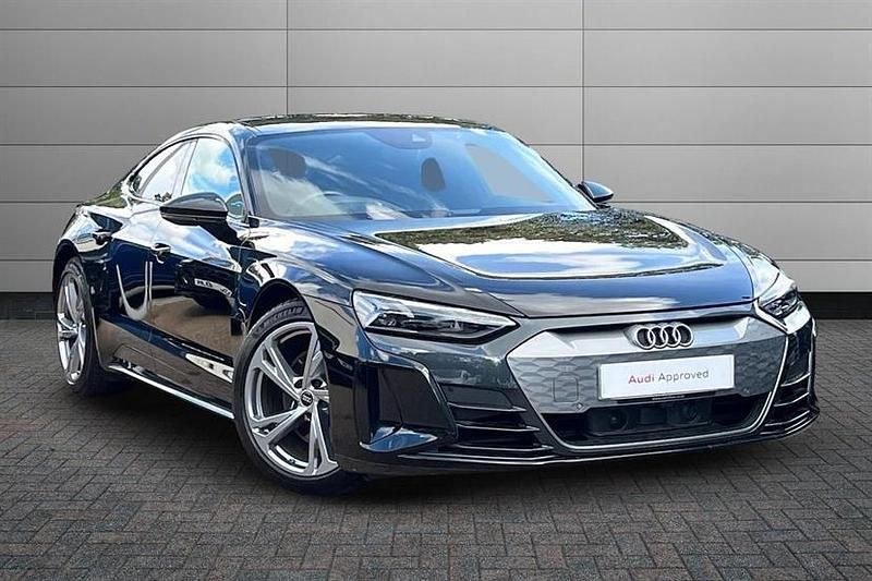 Mythos black Used 2023 Audi e-tron GT quattro Comfort Sedan | £44,850 (Fair price) - Image 1/4