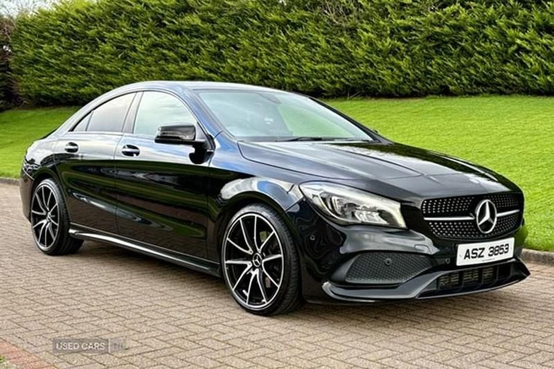 Black Used 2017 Mercedes CLA220 AMG line Sedan | £14,950 (Fair price) - Image 1/1